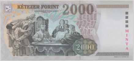 2005. 2000Ft piros "MINTA" felülnyomással "CA 0000112" sorozat- és sorszámmal T:...