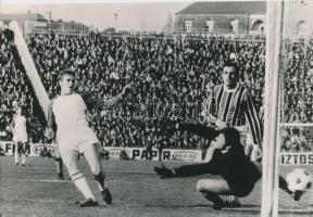 1972-1973 Öt mérkőzés, öt remek gól, 5 db feliratozott sportfotó, 16x23 cm