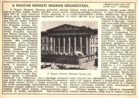 Budapest VIII. Nemzeti Múzeum Régiségtára, kiadja Farkasfalvi Kornél