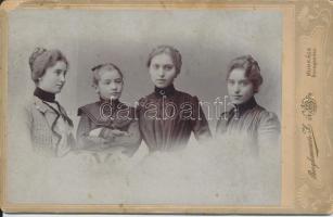 cca 1910 Munkácsi lányka ruhában és neglizsében Párizsban 2 db fotó. Erotika. / Girl from Mukacevo i...