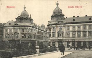 Kolozsvár, Mátyás király tér, Triesti Általános Biztosító Társaság Főügynöksége, Ifj. Graf Lőrincz üzlete