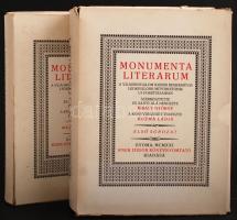 Monumenta literarum. (A világirodalom kisebb remekművei. Kner hasonmás kiadás A könyvdíszeket tervez...