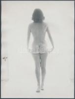 1970 Az első portfólióból 2 db finoman erotikus fénykép, 24x18 cm /
1970 2 erotic photos, 24x18 cm