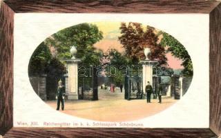 Vienna, Wien XIII. Reichengitter im k.k. Schlosspark Schönbrunn