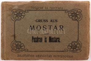 cca 1910 Mostar 20 képet tartalmazó füzet / cca 1910 Bosnia, Mostar Booklet with 20 pictures 16x12 cm