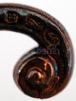 1987 Aranyazott ezüst (AG.) miniszteri dísztőr kovácsolt acél kétélű pengével, zománcozott hüvely, t...