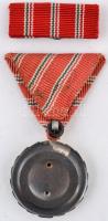 1957. "Szolgálati Érdemérem" zománcozott Br kitüntetés mellszalagon, szalagsávval és minia...