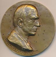 Ausztria 1970. "Rudolf Kirchschläger" Br emlékérem eredeti dísztokban. Szign.: Zilli (50mm) T:2 foltos Austria 1970. "Rudolf Kirchschläger" Br medallion in original case. Sign.: Zilli (50mm) C:XF spotted