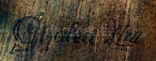 Olvashatatlan jelzéssel: Friss zsákmány, olaj, karton, 49×38,5 cm