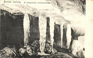 Meziádi barlang, belső, Katakombák oszlopcsarnoka / cave interior