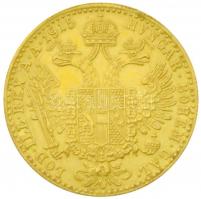 Ausztria 1915. 1D Au "Ferenc József" (3.48g/0.986) utánveret T:2- ph.
Austria 1915. 1 Duca...