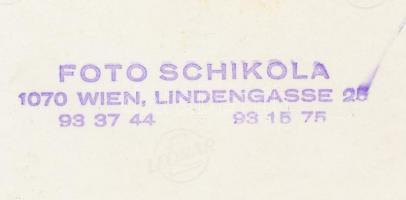 Játékmackós jégrevü, fotó, pecséttel jelzett, 24×18 cm