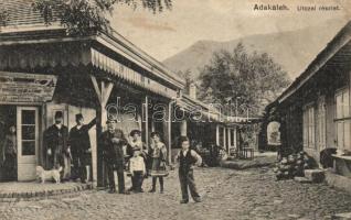 Ada Kaleh, Utcarészlet, Hussni Salih török dohányárudája / bazaar, the Turkish tobacco shop of Hussni Salih (fa)