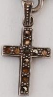Ezüst (Ag.) nyaklánc kereszttel, jelzett, h: 26 cm, br. 4,5 gr /

Silver (Ag.) necklace with cross, ...