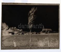 cca 1910 Fülek vára üvegnegatív + kis negatív / Filakovo glass photo negatíve 12x9 cm