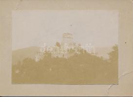 cca 1910 Zboró vár keményhétú fotó / Zboró castle photo 6x9 cm