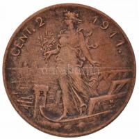 Olaszország 1911. 2c Cu T:2-,3 
Italy 1911. 2 Centesimi Cu C:VF,F