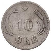 Dánia 1874. 10ö Ag "IX. Keresztély" T:3
Denmark 1874. 10 Öre Ag "Christian IX" C...