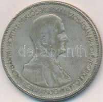 1930. 5P Ag "Horthy jobbra" T:3 Adamo P8