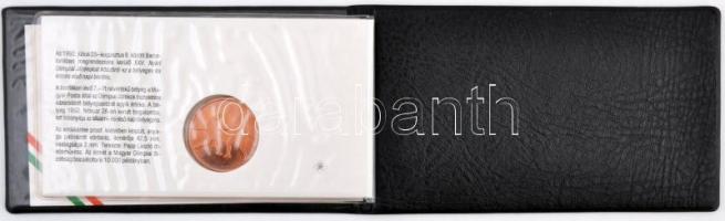 1992. Papp László (1947-) "Barcelonai Olimpia- Magyar Csapat" Cu emlékérem bélyeges érmés ...