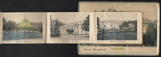 Parád-Gyógyfürő leporellóval rajta étterem, hotel (sérült)