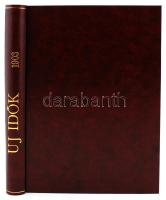 1903 Uj idők. Szépirodalmi művészeti és társadalmi képes hetilap. Szerkeszti: Herczeg Ferenc. Kilencedik évfolyam- második kötet. 1903 április 1. - 1903 szeptember 30. Budapest, Singer és Wolfner. Modern műbőr kötésben, szép állapotban.