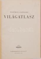 Politikai és gazdasági világatlasz. Budapest, 1961, Kartográfiai vállalat. Modern műbőr kötésben, sz...