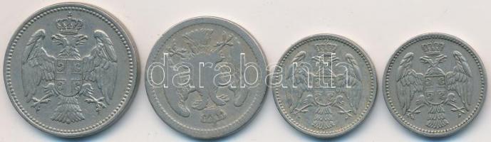 Szerbia 1883-1912. 5p-20p Cu-Ni (4x) T:2-,3
Serbia 1883-1912. 5 Para - 20 Para Cu-Ni (4x) C:VF,F