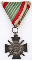 1941. "Tűzkereszt I. fokozata" kitüntetés mellszalaggal T:2,2- Hungary 1941. "Hungarian Fire Cross 1st class" decoration with ribbon C:XF,VF