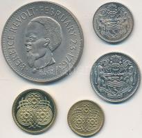 Guyana 1967-1989. 1c-1$ (5xklf) T:2 ü.
Guyana 1967-1989. 1 Cent - 1 Dollar (5xdiff) C:XF ding