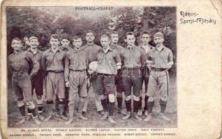 Rákosszentmihály football (labdarúgó) csapat / Hungarian football team from Rákosszentmihály (kis szakadás / small tear)