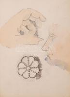 Berkesi András (1919-1997) ÁVH-tiszt, krimiíró kisméretű vázlatfüzete, benne 26 db különféle vázlatt...