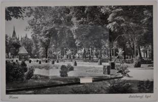 Kassa, Kosice;  Széchenyi liget / park, leporellocard