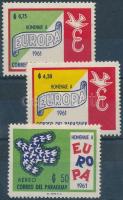 Europa CEPT 3 klf érték, Europa CEPT 3 diff stamps