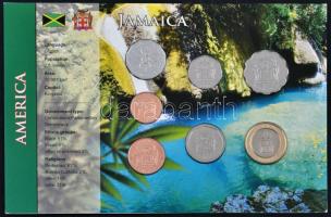 Jamaica 1991-2006. 1c-20$ 7xklf db-os forgalmi szett T:1,2 Jamaica 1991-2006. 1 Cent - 20 Dollar 7xdiff pcs in coin set C:UNC,XF