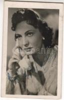 Szilágyi Szabó Eszter színésznő dedikált fotó