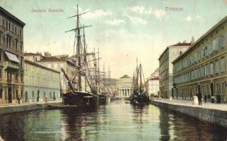 Trieste, Canal Grande, ships (Rb)