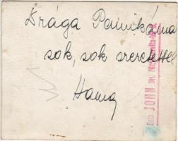 Honthy Hanna színésznő dedikált fotó