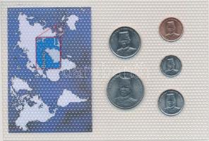 Brunei 2005. 1S-50S (5xklf) fémpénz fólia tokban T:1-,2
Brunei 2005. 1 Sen - 50 Sen (5xdiff) metal c...