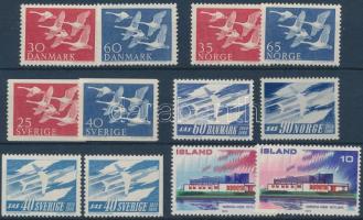 NORDEN 1956-1973 12  diff stamps, NORDEN 1956-1973 12 klf bélyeg