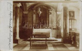 1914 Vác, Házi kápolna, oltár, belső, photo (fl)