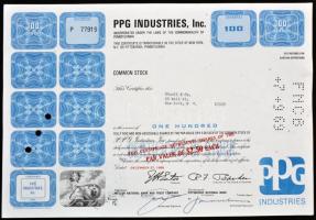 Amerikai Egyesült Államok 1943-1971. 4db klf részvény, közte New York 1969. "Air Reduction Comp...