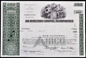 Amerikai Egyesült Államok 1943-1971. 4db klf részvény, közte New York 1969. "Air Reduction Comp...