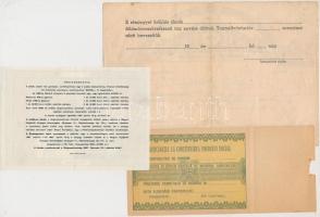 1967. "Magyar Újságírók Országos Szövetsége - Szerencse-Sorsjegy" 4Ft értékben + 1971. &qu...