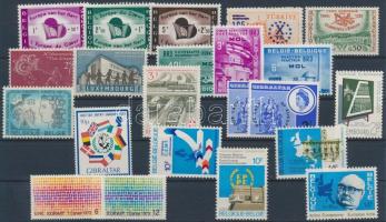 European Union 22 (21 diff) stamps, Európai Unió motívum 22 db (21 klf) bélyeg