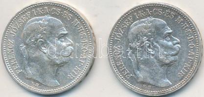 1915KB 1K Ag "Ferenc József" (2x) T:2,2-