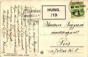 Újszeged, Kenderfonógyári katasztrófa, a kémény összeomlása; Grünwald Herman kiadása