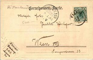 Pola, Augustus Tempel, Emb. litho