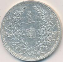 Kína 1914. 1$(1Y) Ag "Yüan Shihkai" T:2-
China 1914. 1 Dollar (1 Yuan) Ag "Yüan Shihk...