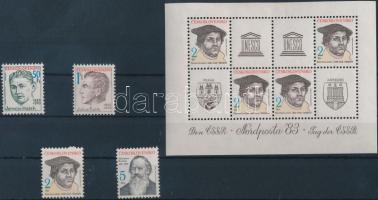 NORDPOSTA stamp exhibition set + block, NORDPOSTA bélyegkiállítás sor + blokk